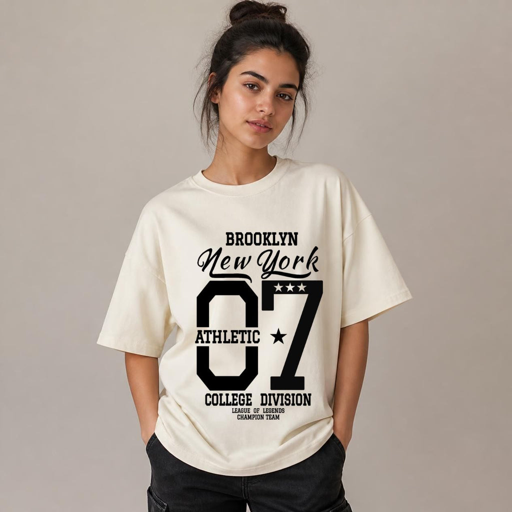 BROOKLYN NEW YORK 07 Terry Oversized Tee