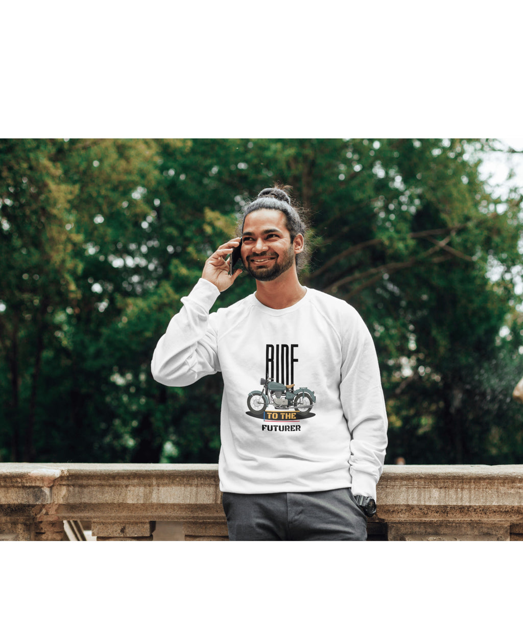 [40%OFF] RIDE TO THE FUTURE Men's Full Sleeve T-Shirt